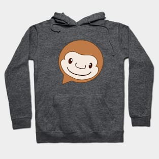 Cute Money Cartoon Character in Speech bubble Hoodie